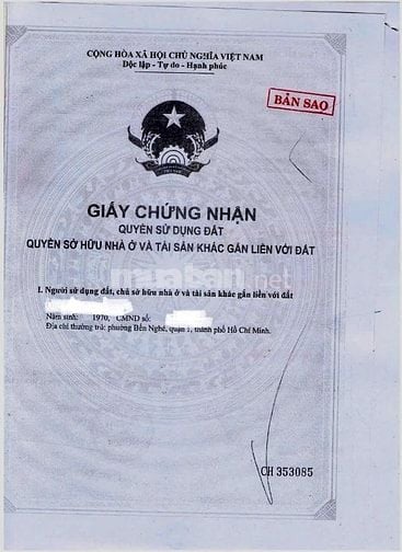 BÁN NHÀ MẶT TIỀN ĐẠI LỘ BÌNH DƯƠNG – VỊ TRÍ VÀNG KINH DOANH – CHÍNH CH