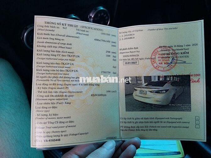 Mazda Mazda 3 2017 Trắng 10825 km