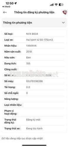 Yamaha NVX 155 ABS 2018 Đen