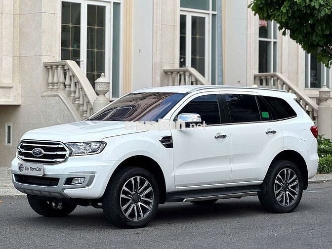 Ford Everest Titanium 2019 Trắng 78.000 km 1 cầu