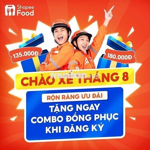 [HÀ NỘI] SHOPEEFOOD TUYỂN DỤNG TÀI XẾ THÁNG 08