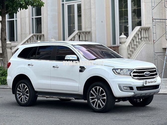 Ford Everest Titanium 2019 Trắng 78.000 km 1 cầu
