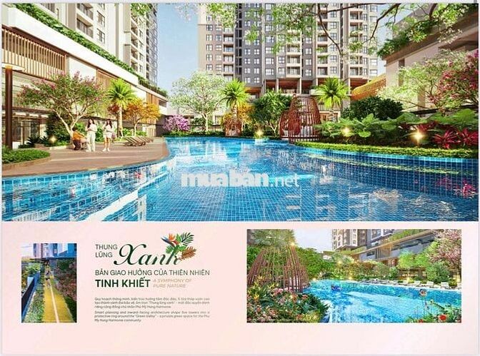 Bán 2PN Harmonie Phú Mỹ Hưng - View nội khu - DT 74.5m2 - Giá 3.75 tỷ