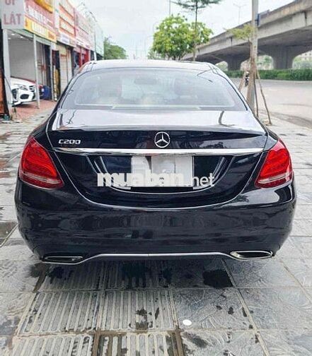 Mercedes-Benz C200 2015 8 vạn km Đen
