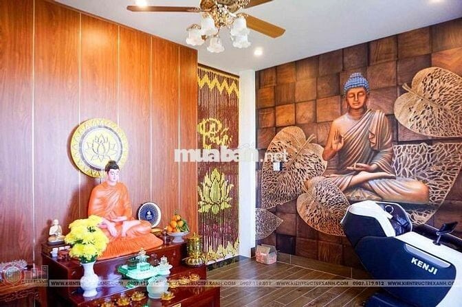 Nhà 1 trệt 2 lầu Hồng Loan hướng Đông Nam tài lộc