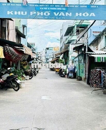 Cho thuê nhà Hưng Phú, gần Luu Quý Kỳ, Q8  có nội thất 4x7,5m thông