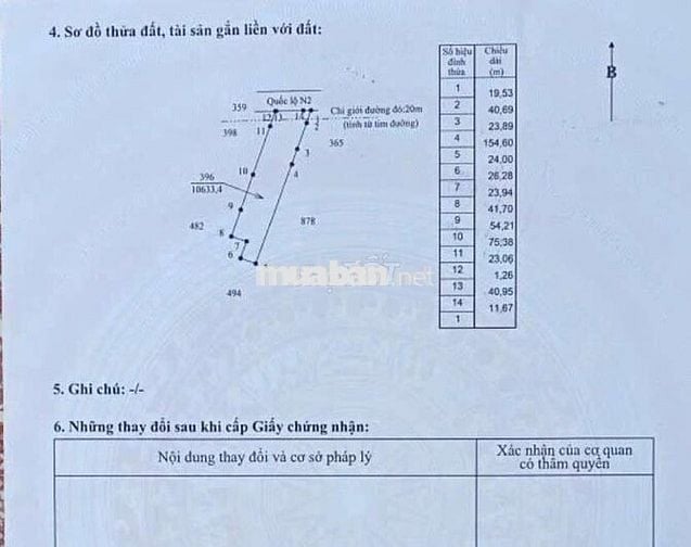 BÁN HƠN 1HA MẶT TIỀN QUỐC LỘ N2 – NGANG 52M – GẦN TRUNG TÂM TÂN THẠNH
