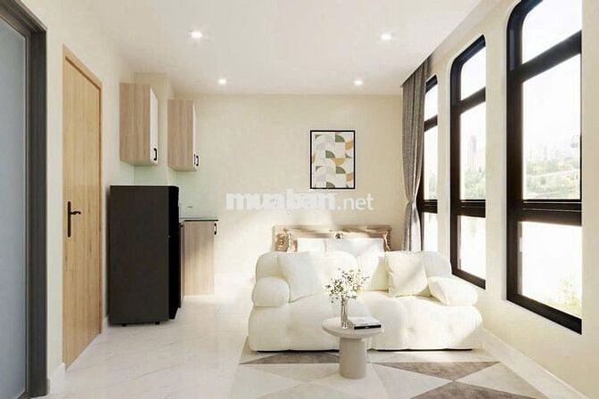 CHO THUÊ CĂN HỘ MỚI 100% STUDIO FULL NỘI THẤT, CÓ MÁY GIẶT RIÊNG.
