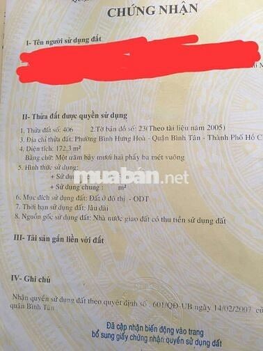 🔥 BÁN HOẶC CHO THUÊ ĐẤT MẶT TIỀN ĐƯỜNG PHẠM ĐĂNG GIẢNG – BÌNH TÂN