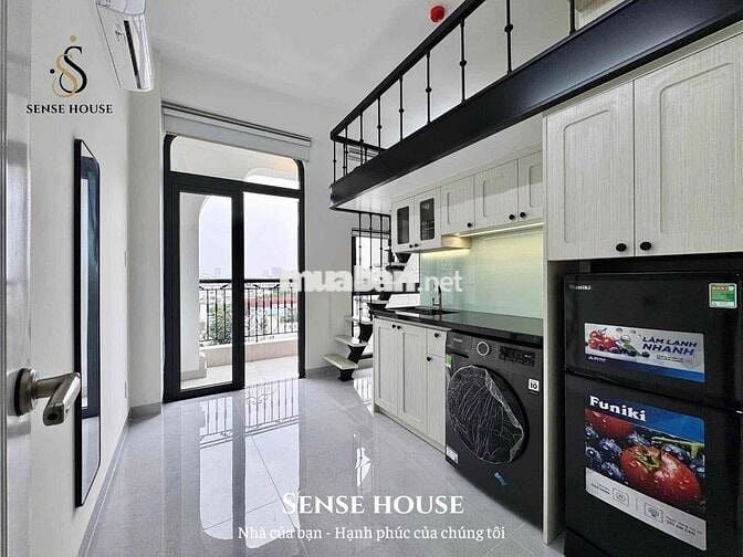 Duplex ban công - full nội thất - nhà mới