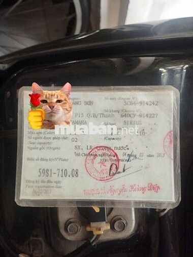 Yamaha Sirius 2013 Đỏ đen