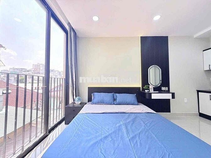 CĂN HỘ ĐẦY ĐỦ NỘI THẤT - BAN CÔNG NGAY DƯƠNG QUẢNG HÀM - ĐH VĂN LANG