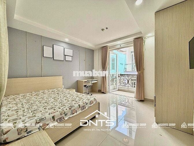 Căn hộ 1PN 45m2 thang máy, hầm xe, cho nuôi pet. Gần cv Lê Văn Tám