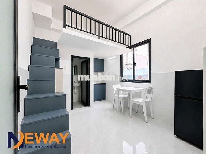 BÓC SEAL PHÒNG GÁC CAO - ĐẦY ĐỦ TIỆN NGHI - ĐI BỘ QUA ĐH VĂN HIẾN VHU 