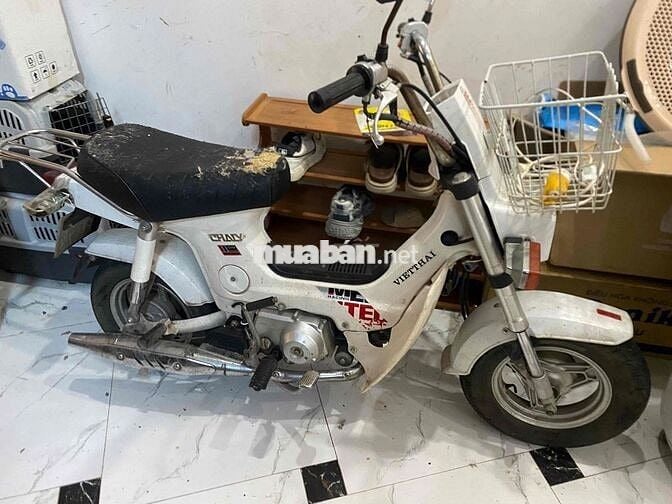 Chaly 50cc Trắng Cổ điển