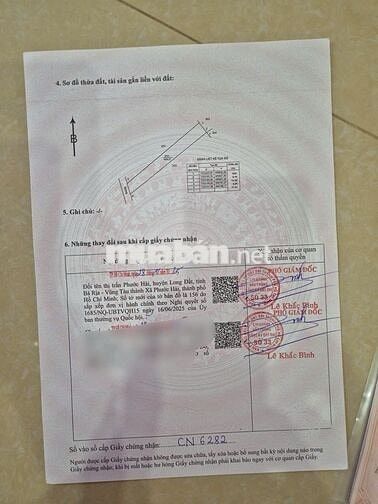 BÁN NHANH 606M2 NGANG 9M CHÂN NÚI MINH ĐẠM GIÁ CHỈ 1TY250
