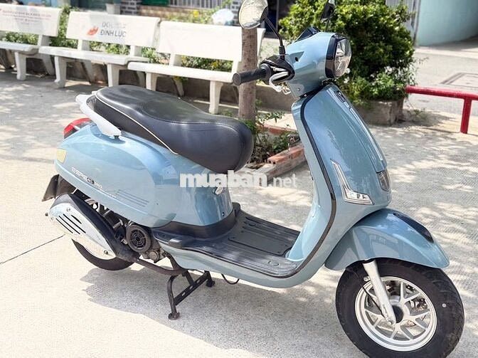 Xe máy điện Detech Espero đèn vuông 2023 Xanh