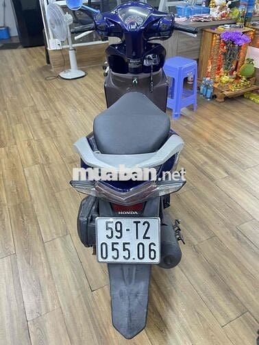 Honda Vision 2017 xanh đen BSTP