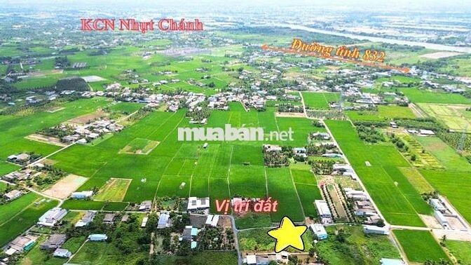 🌈 Đất thổ 280tr Nhựt Chánh, Bến Lức. Đường 4m xe hơi