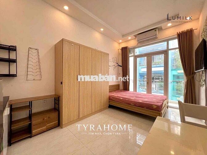 CHO THUÊ STUDIO BAN CÔNG LỚN FULL NỘI THẤT NGAY TRUNG TÂM QUẬN 1