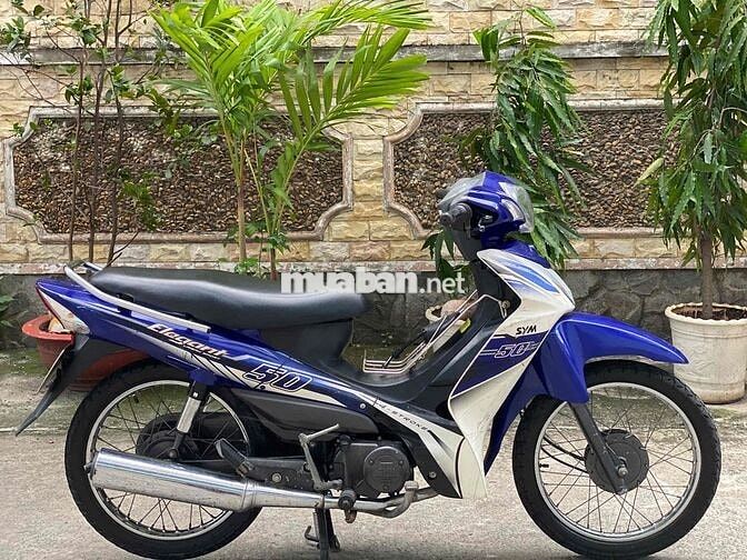 SYM Elegant 50 Xanh trắng 50cc chính chủ ký giấy