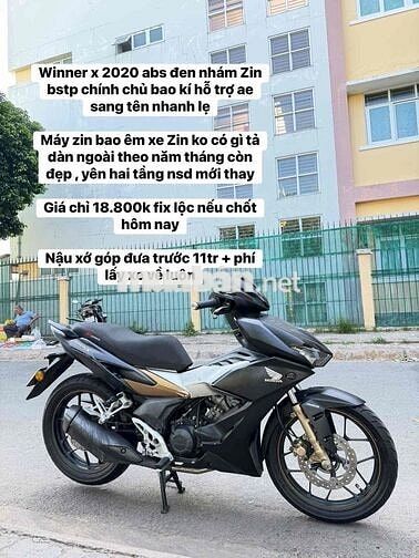 Honda Winner X 2020 ABS Đen nhám BSTP chính chủ