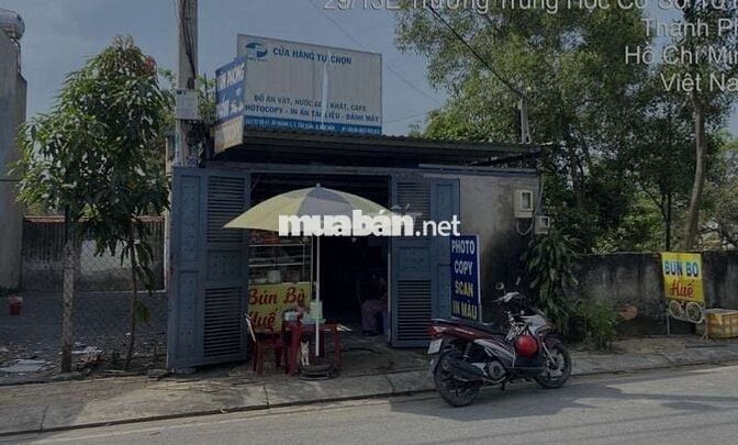 CHO THUÊ MẶT BẰNG KINH DOANH (KHÔNG Ở LẠI)
