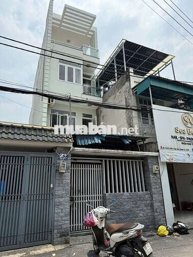 CHO THUÊ NHÀ MẶT TIỀN ĐƯỜNG LỚN. 1 TRỆT 3 LẦU, DT 4×25 CÓ 4PN,3WC