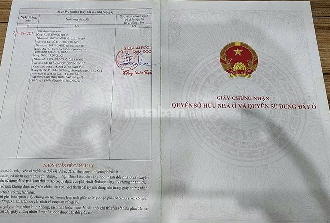 CHÍNH CHỦ BÁN GẤP NHÀ LỚN chỉ 133triệu/m2 TRUNG TÂM BÌNH THẠNH