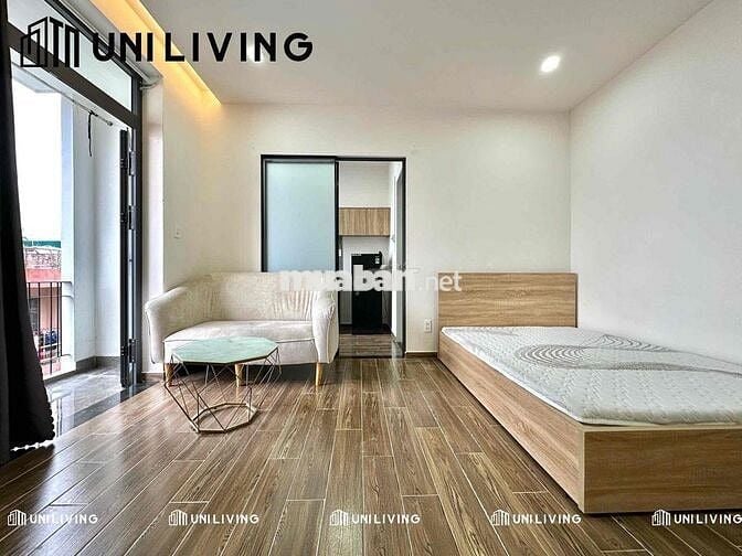 CHO THUÊ CĂN HỘ 1 PHÒNG NGỦ BAN CÔNG NGAY ĐH VLU, TIỆN ĐI SÂN BAY
