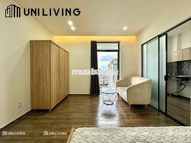 CHO THUÊ CĂN HỘ 1 PHÒNG NGỦ BAN CÔNG NGAY ĐH VLU, TIỆN ĐI SÂN BAY