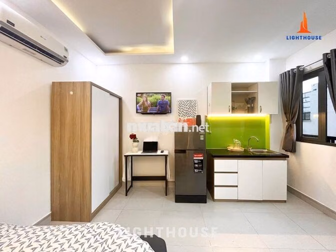 PHÒNG FULL NỘI THẤT CÓ BANCOL NGAY TÔ HIẾN THÀNH