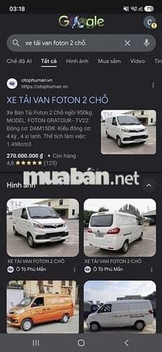 Foton Gratour - TV22 5000 km Bạc