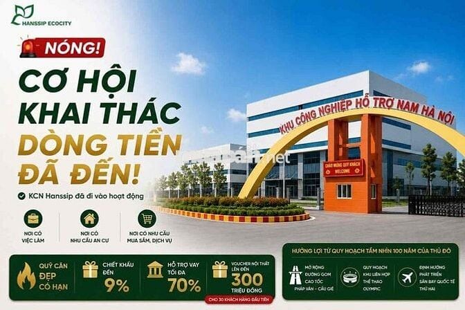 SIÊU DỤ ÁN KHU ĐÔ THỊ HANSSIP ECO CTY CỦA NGÕ PHÍ NAM HÀ NỘI.