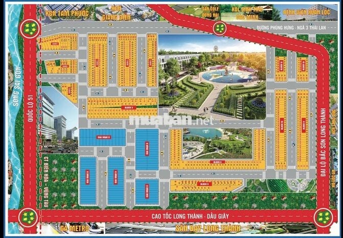 Đất nền vừa mở bán - 100m2 - Full thổ cư - Gần sân bay  - Sổ hồng sẵn