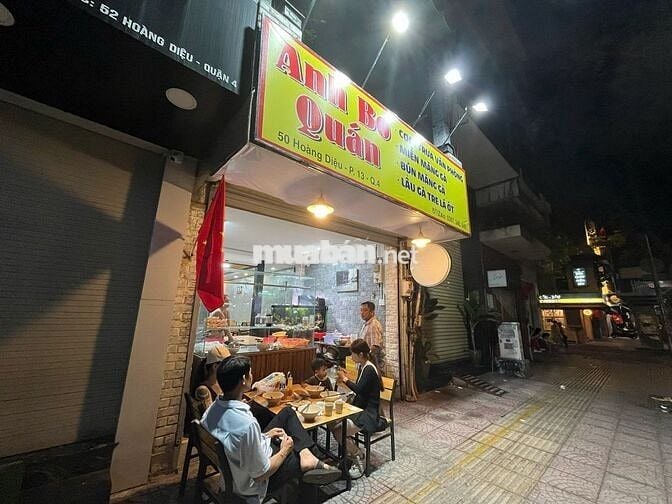 Cho thuê mặt bằng  Đường Hoàng Diệu Phường 13 Quận 4