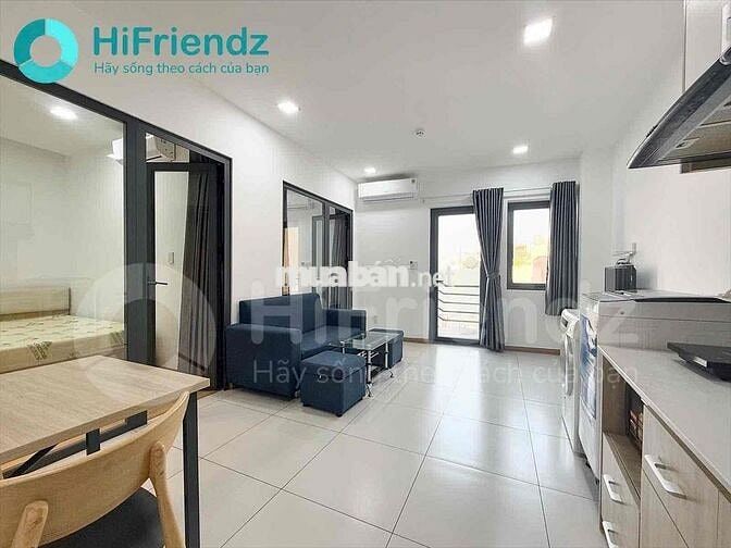TRỐNG LẠI CĂN HỘ 1PN/2PN NGAY NGÃ TƯ HÀNG XANH, ĐẦY ĐỦ NT CHỈ TỪ 10TR