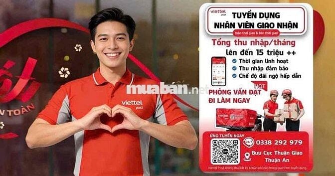 TUYỂN 5 SHIPPER GIAO HÀNG KV THUẬN GIAO