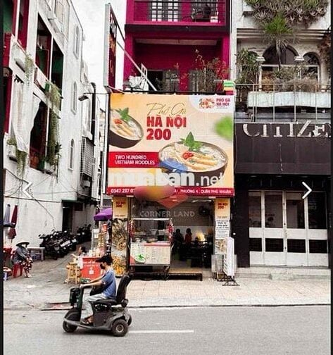 Cho thuê nhà Góc 2MT Phan Đăng Lưu , PN 4x9m 3Lầu giá 26triệu