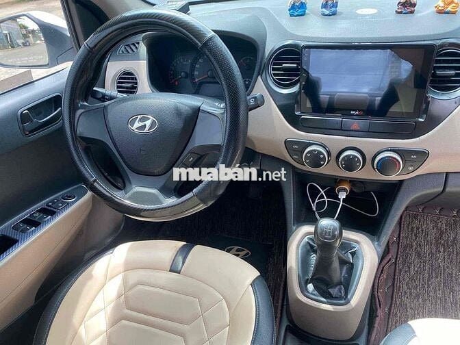 Hyundai i10 2017 1.2MT Base Trắng