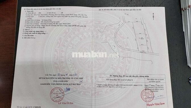 Bán đất kv thới bình phường Thới An Đông giáp ranh Long Hòa lộ ô tô 4m