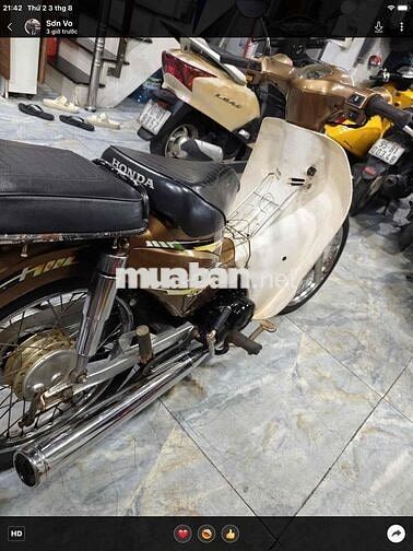 Cub 50cc 2014 Vàng đồng cho học sinh đi học