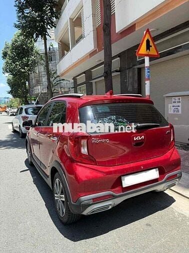 Kia Morning X-line 2022 35000 km Đỏ