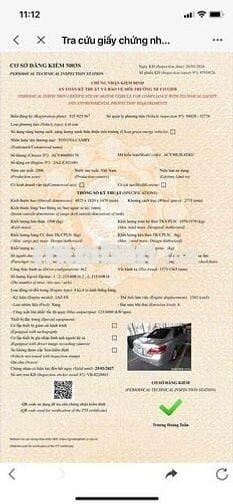 Toyota Camry 2.4G 2006 Tự động
