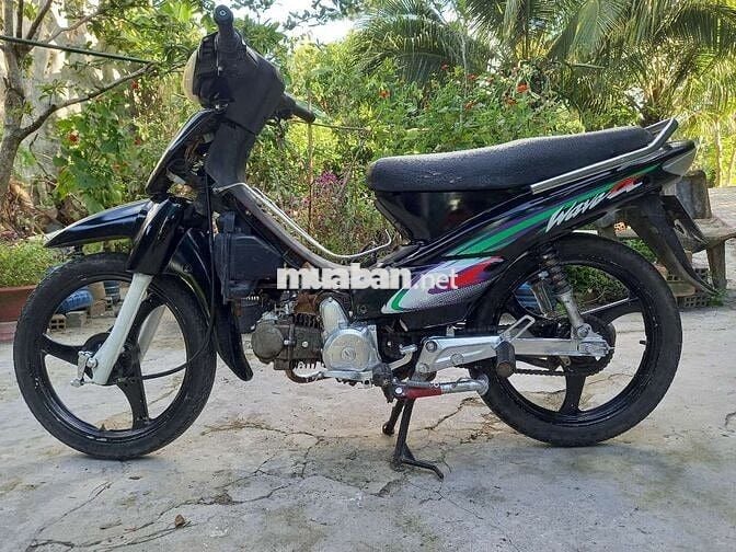 Honda Wave Đen Mạnh, êm ru Phuộc sau lớn