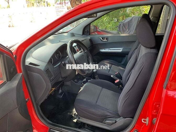 Hyundai Getz 2010 Số sàn Đỏ, bản đủ túi khí