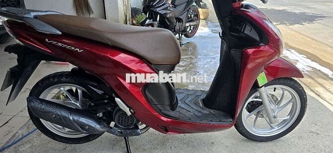 Honda Vision 2023 Cao Cấp màu Đỏ