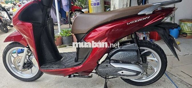 Honda Vision 2023 Cao Cấp màu Đỏ