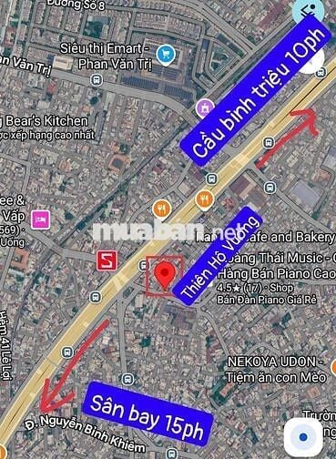 Căn hộ dv đường Thiên Hộ Vương sát Phạm Văn Đồng,cư xá Nguyên Hồng