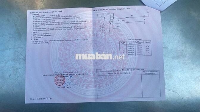 Đất MT Vĩnh An 720TR–Xe hơi tới đất, sổ riêng–Mua là lời còn TL